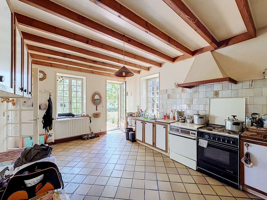 SECTEUR MANSLE : ensemble immobilier en pierres composé de 3 habitations et plusieurs dépendances sur jardin. - photo 3