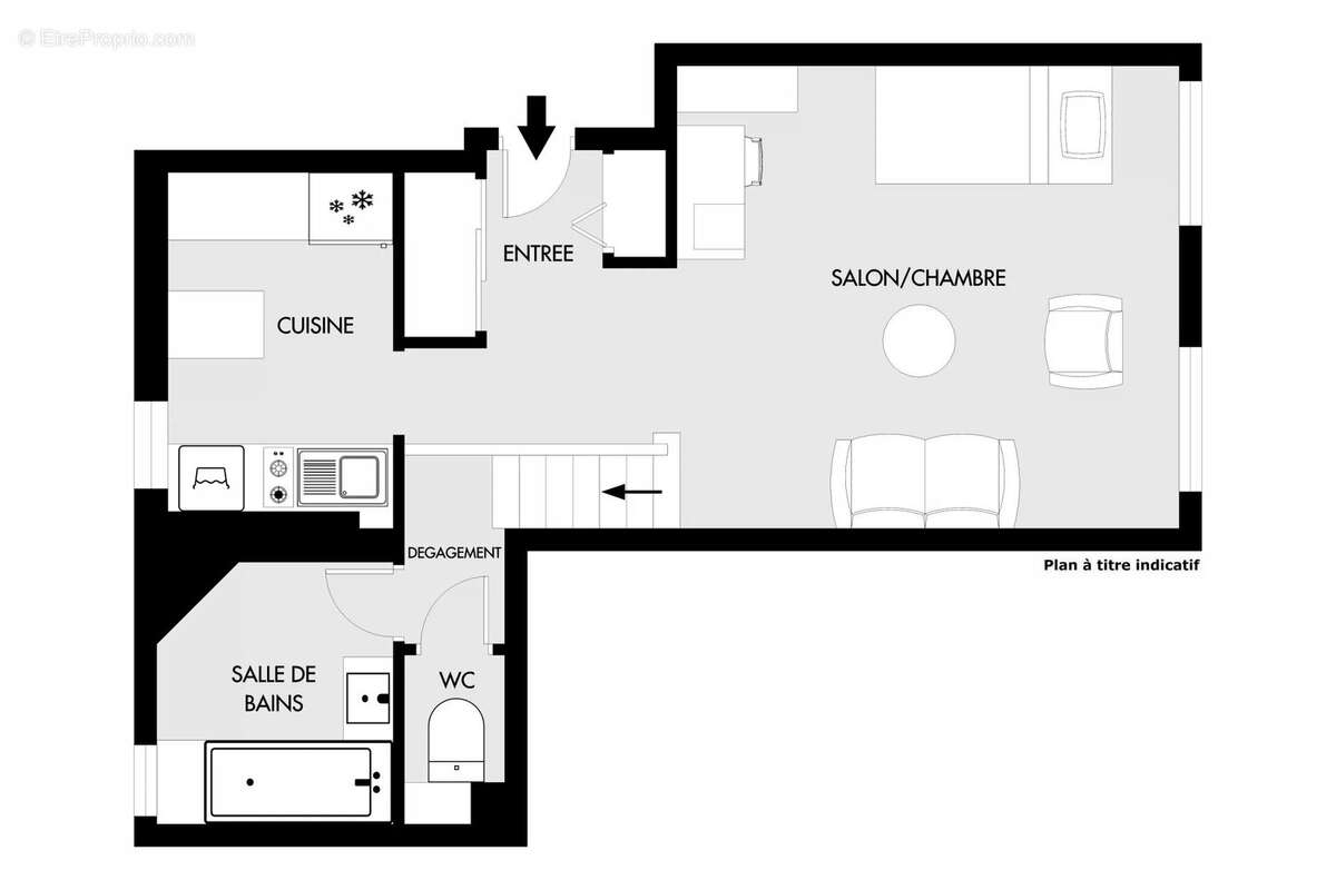 Appartement à PARIS-20E