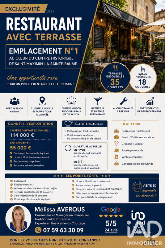Photo 1 - Commerce à SAINT-MAXIMIN-LA-SAINTE-BAUME
