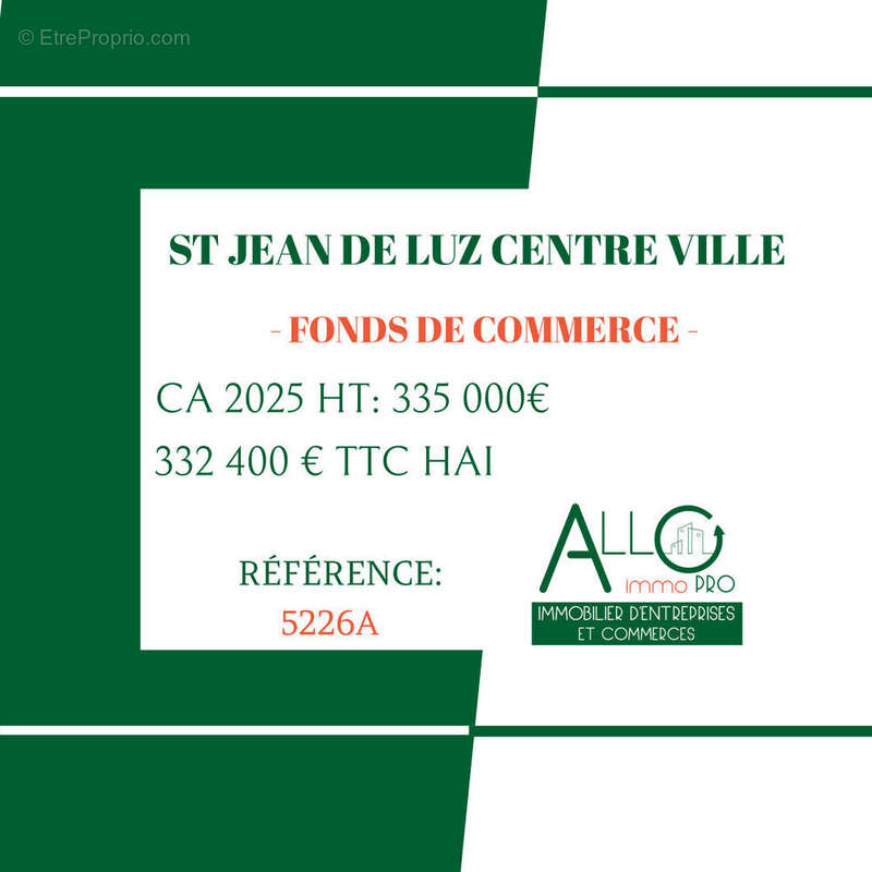 Commerce à SAINT-JEAN-DE-LUZ