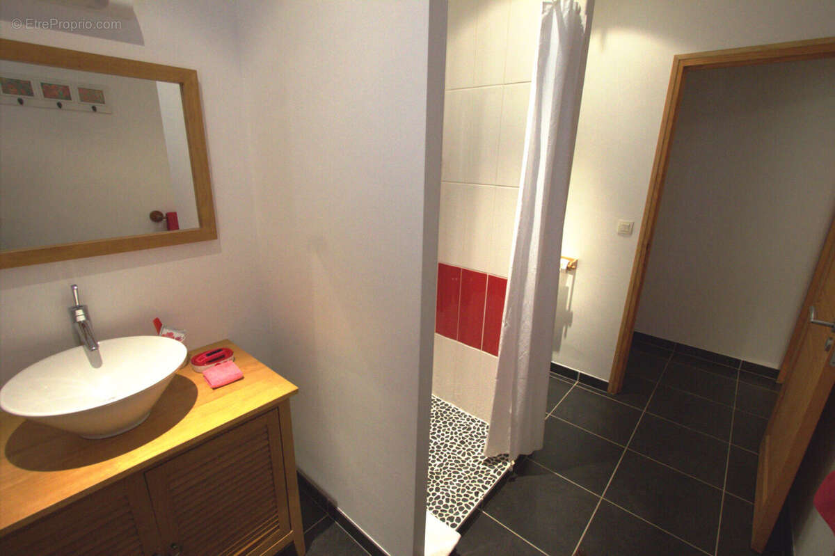 salle eau appartement t2 - Maison à VIC-FEZENSAC