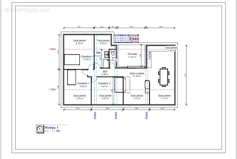 Appartement à GENAY