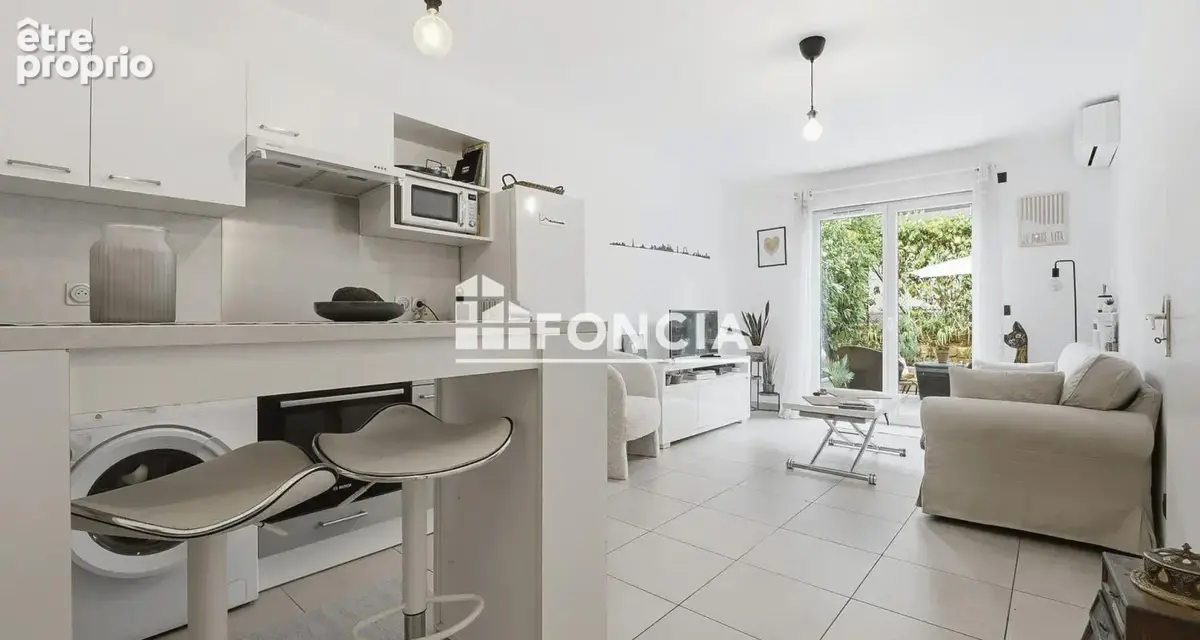 Cannet t2 immeuble neuf de 37m2+jardin de 40m2+parking privatif - photo 4