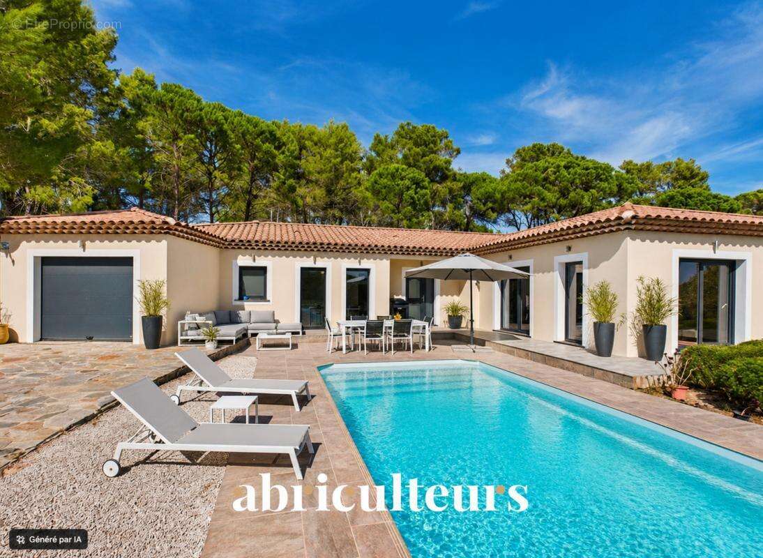 Belle villa contemporaine/vue panoramique en vente à Bagnols-en-Forêt (83600) - photo 17