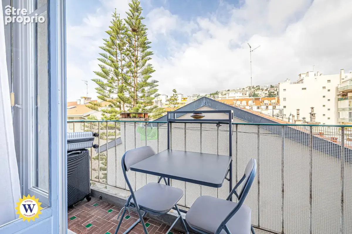 Nice Centre – Studio lumineux en étage élevé avec balcon et vue dégagée - photo 7