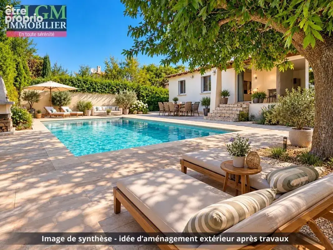 Vitrolles nord – maison de plain-pied – 3 chambres – garage – terrain piscinable - photo 2