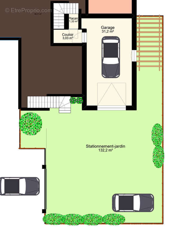 Haut de villa 114 m2 avec jardin et garage - photo 4