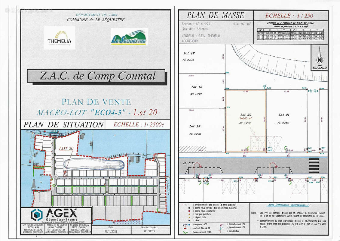 Terrain à LE SEQUESTRE