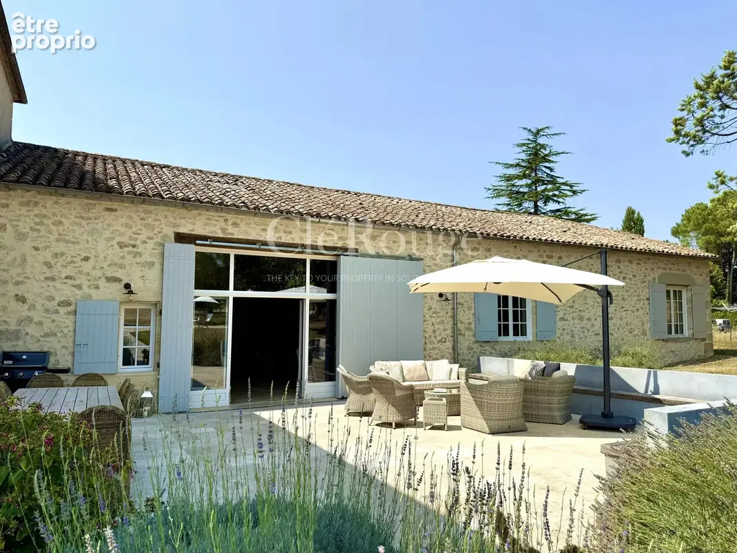 Proche de Monségur - Magnifique propriété de campagne de 6 chambres avec de magnifiques vues - photo 25