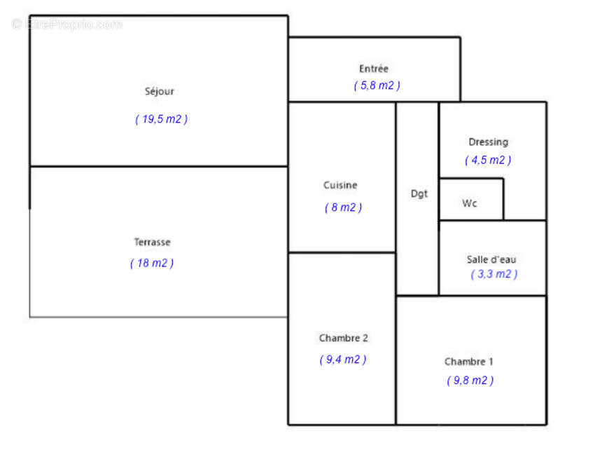 Appartement à AIX-EN-PROVENCE