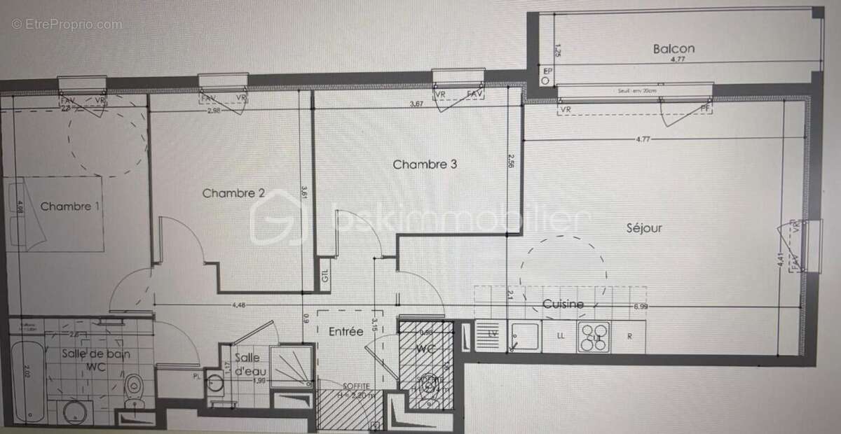 Appartement à MONTLHERY