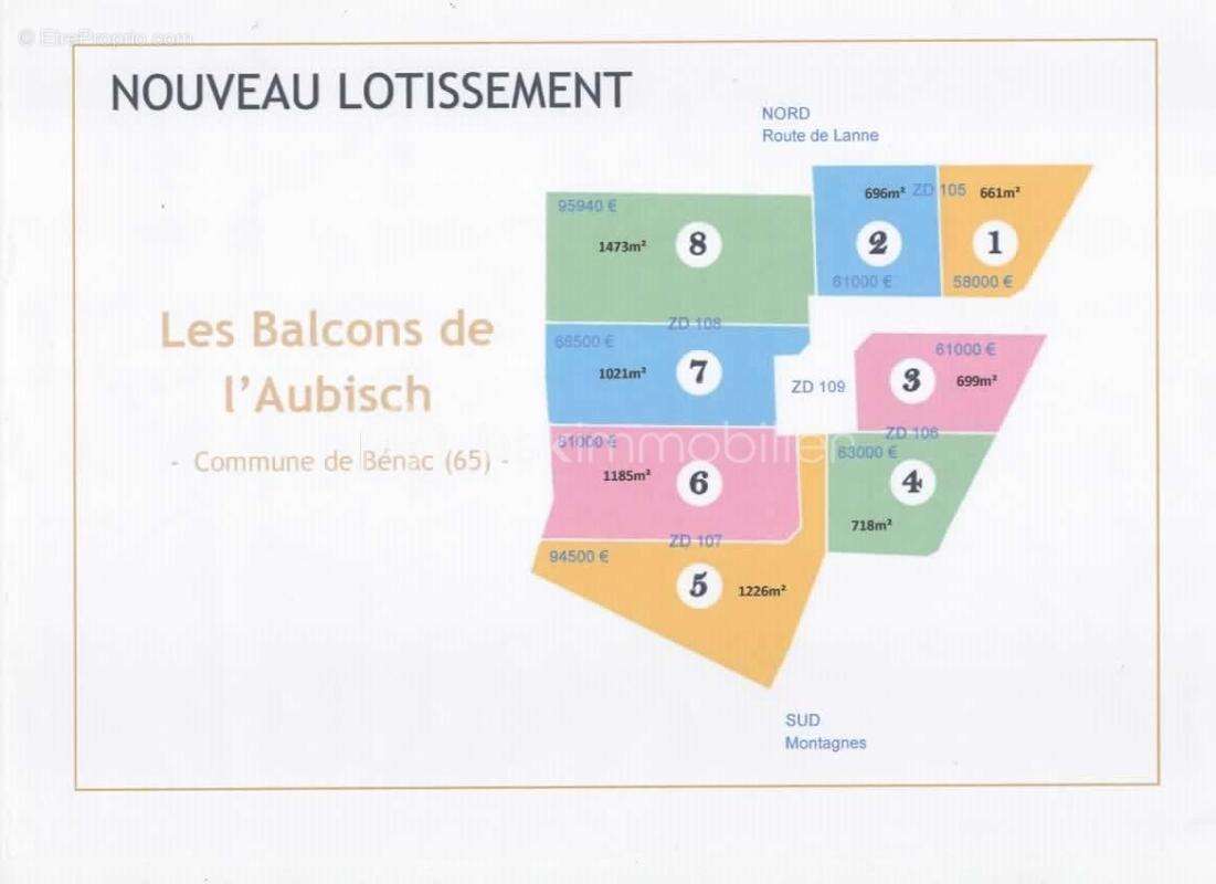 Terrain à BENAC