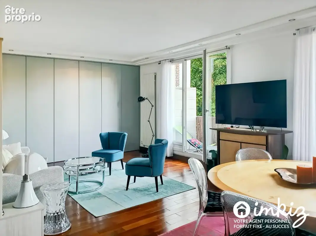 La Varenne-St-Hilaire- 74m2 traversant séjour 30m2 - photo 2