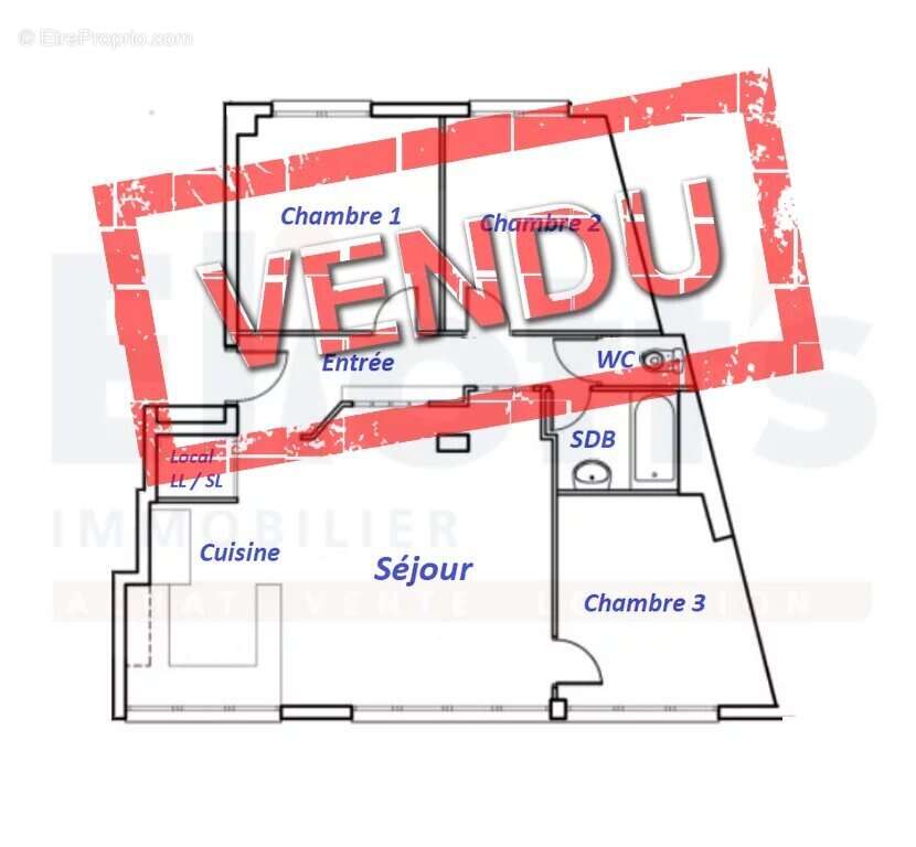 Appartement à PARIS-13E