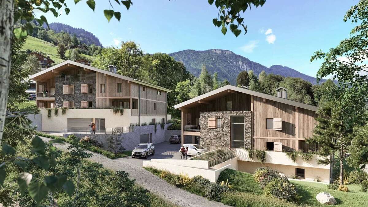 Appartement T2 dans chalet neuf de standing aux houches - photo 2