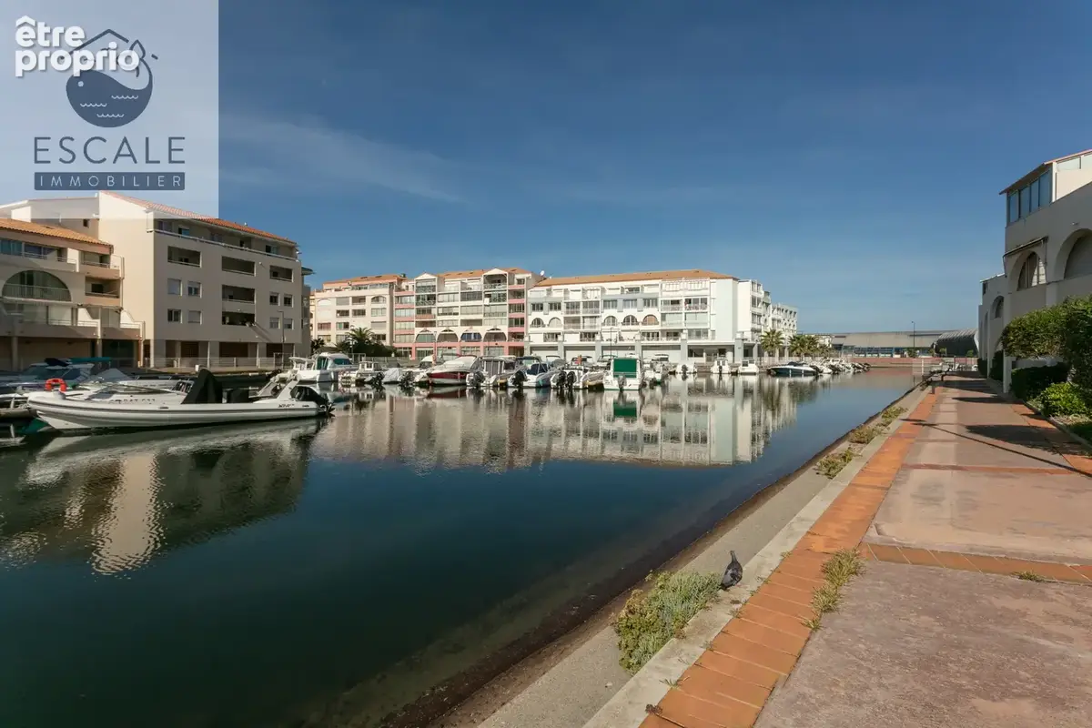 Vente studio cabine rdc + parking vue marina aux quilles a sete - photo 12