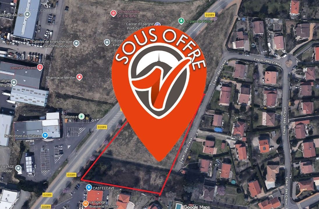 Terrain à PONT-DU-CHATEAU