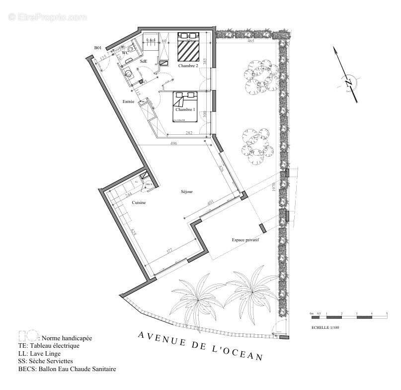 Appartement à LES MATHES