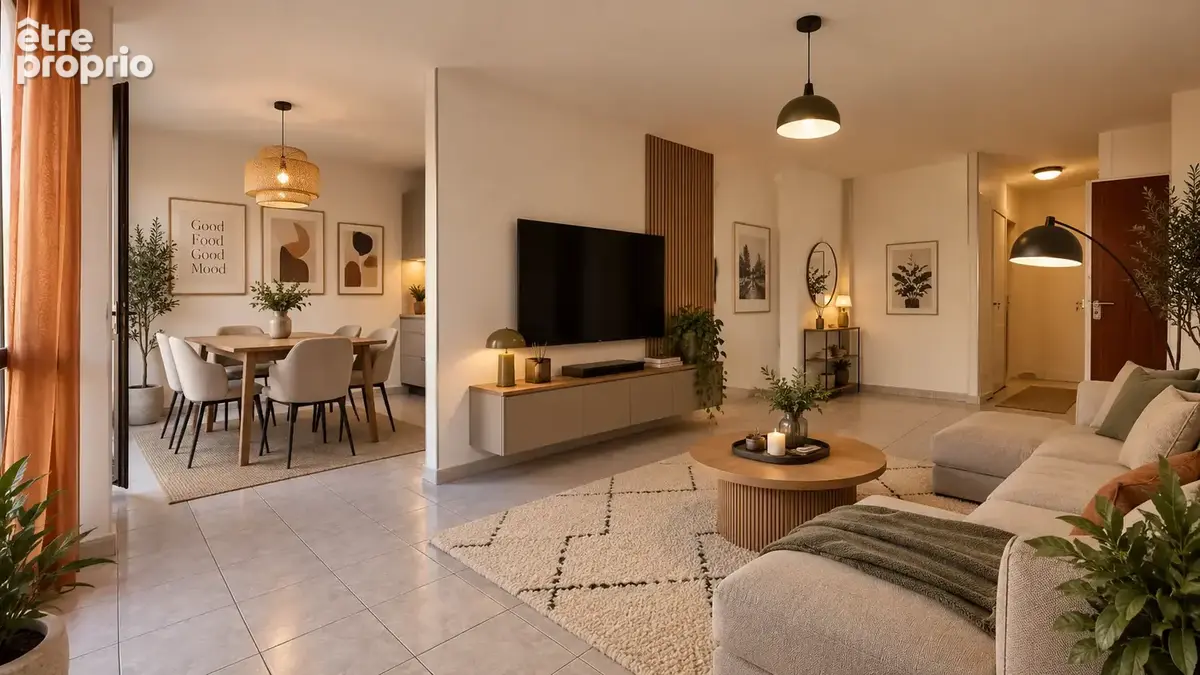 Spacieux T4 de 82 m2 traversant Est/Ouest avec balcon, garage et cave   DPE D - photo 4