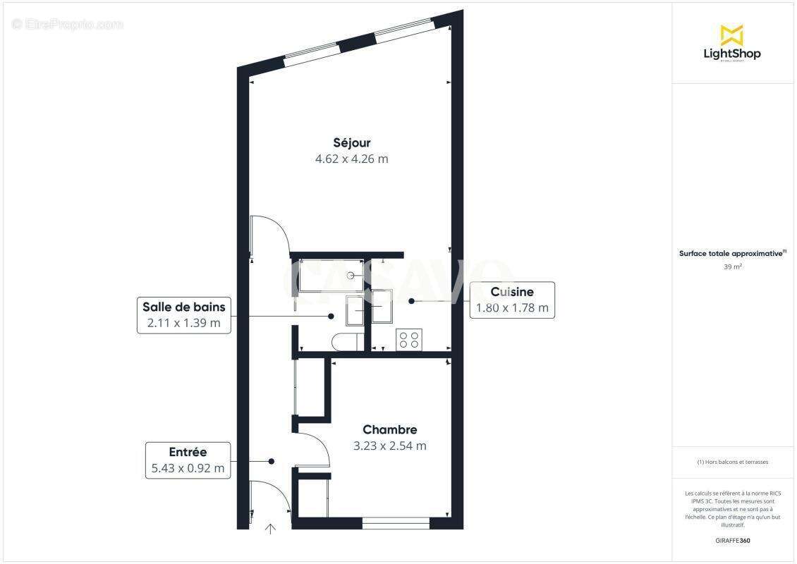 Appartement à PARIS-4E