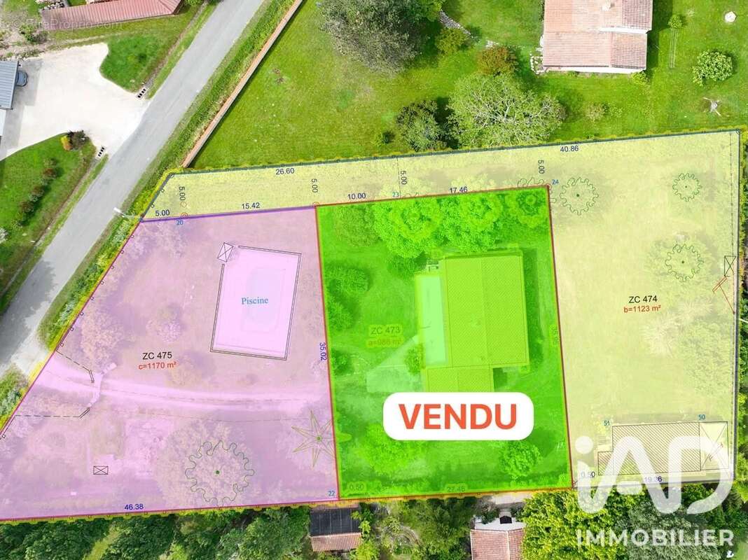 Terrain 1170 m² à Montech  - photo 4