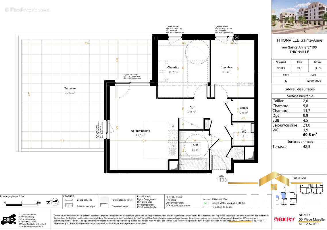 Appartement à THIONVILLE