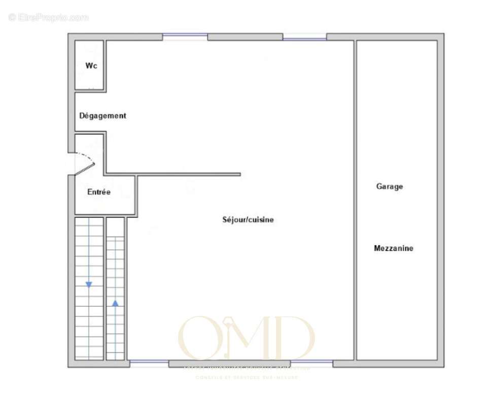 Plan RDC - Maison à SAINT-JULIEN-SUR-GARONNE