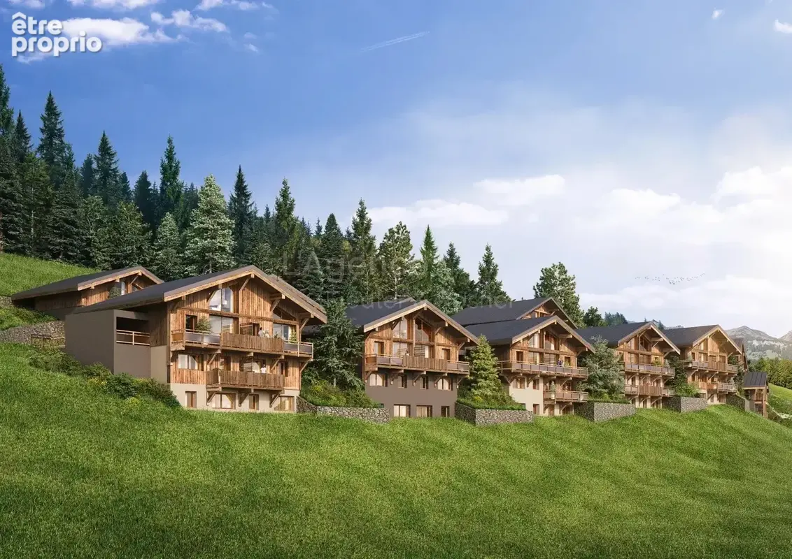 Ref 524 : programme neuf - crest voland - chalet avec superbe vue - photo 4