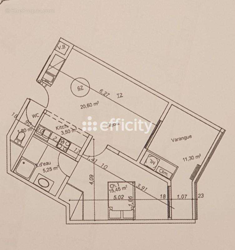 Appartement à SAINT-DENIS