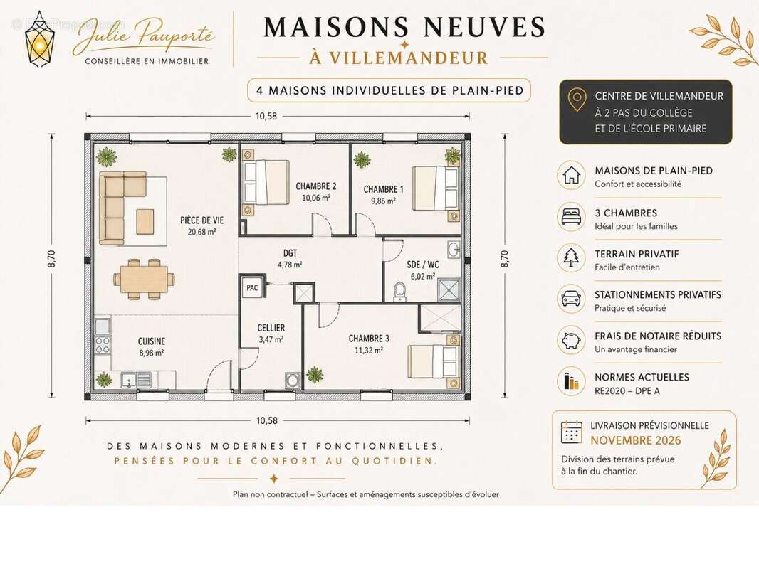 Maison à VILLEMANDEUR