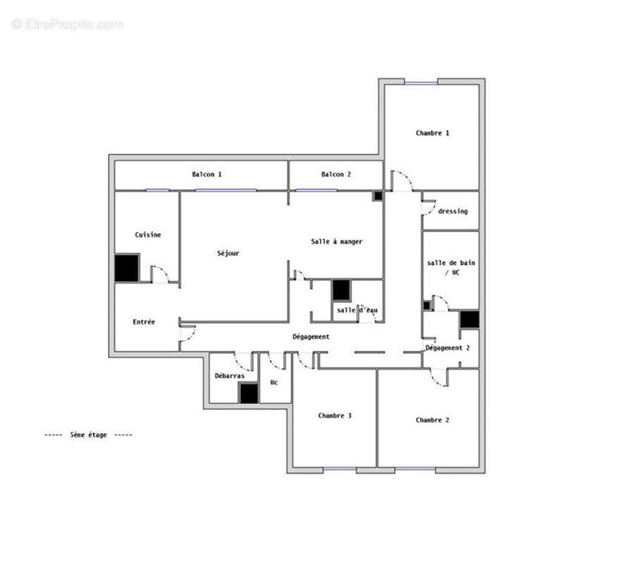 Appartement à LEVALLOIS-PERRET