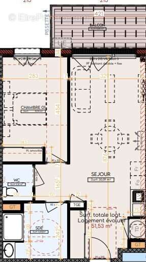 Appartement à TOURNEFEUILLE
