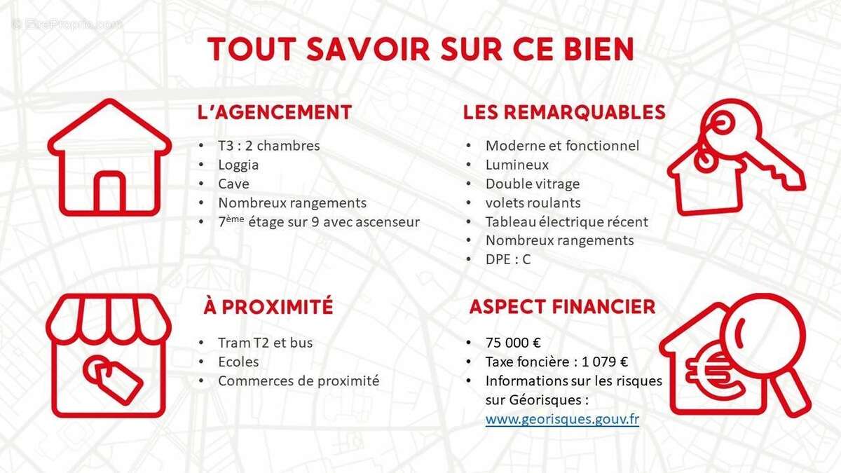 Chenôve, appartement T3 de 69 m², 2 chambres, loggia, cave et ascenseur - photo 4