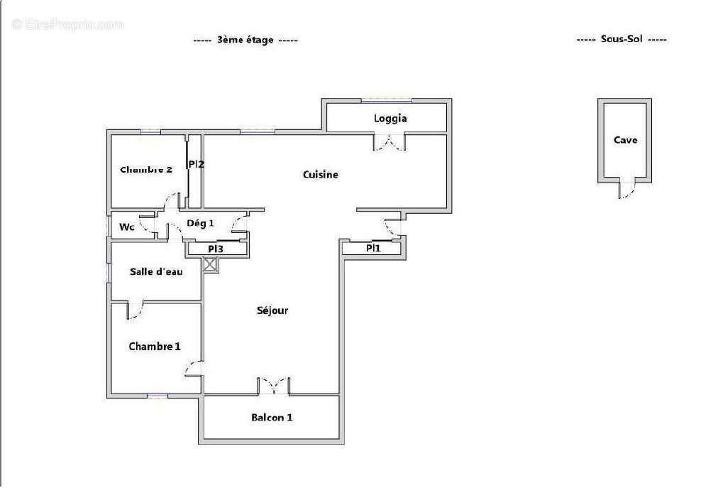 Appartement à BAGNOLS-SUR-CEZE