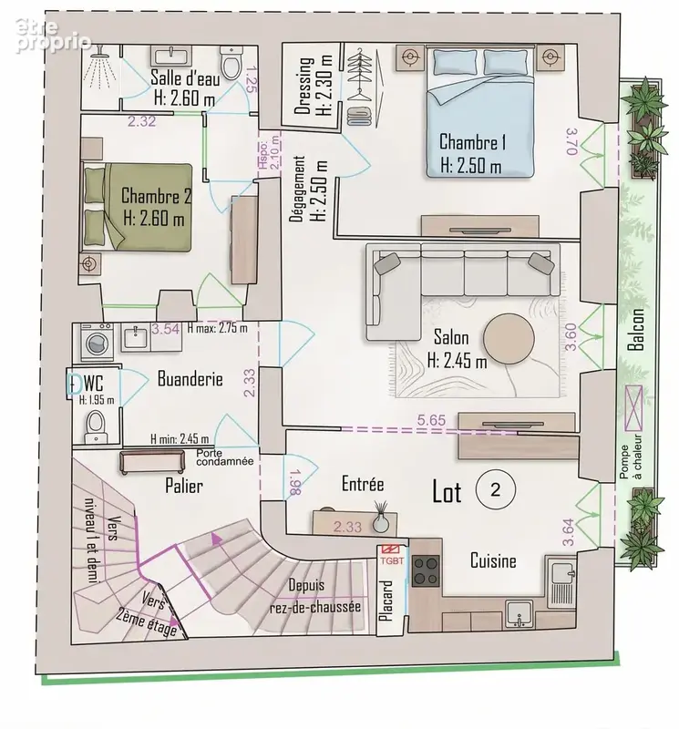 Appartement 3 pièces 81 m² à vendre à Vals-Les-Bains (07600) - photo 6
