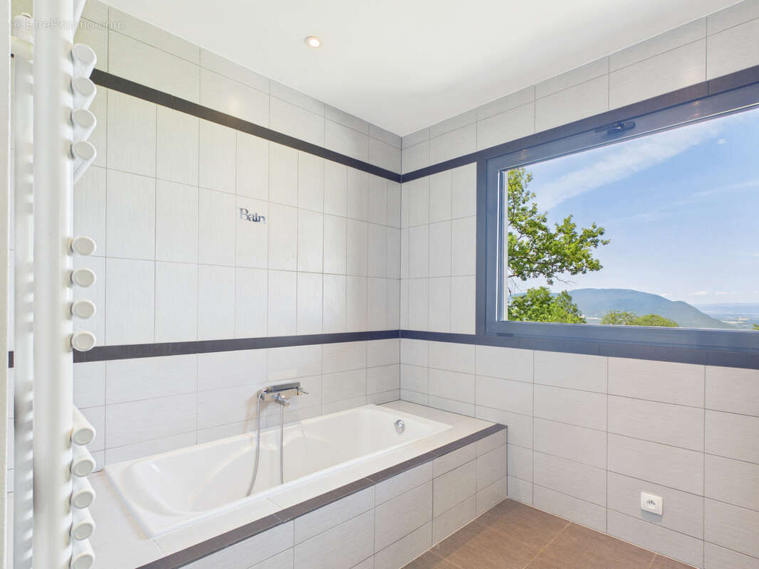 LUCINGES - Maison d'architecte contemporaine de 7 pièces avec piscine. - photo 22