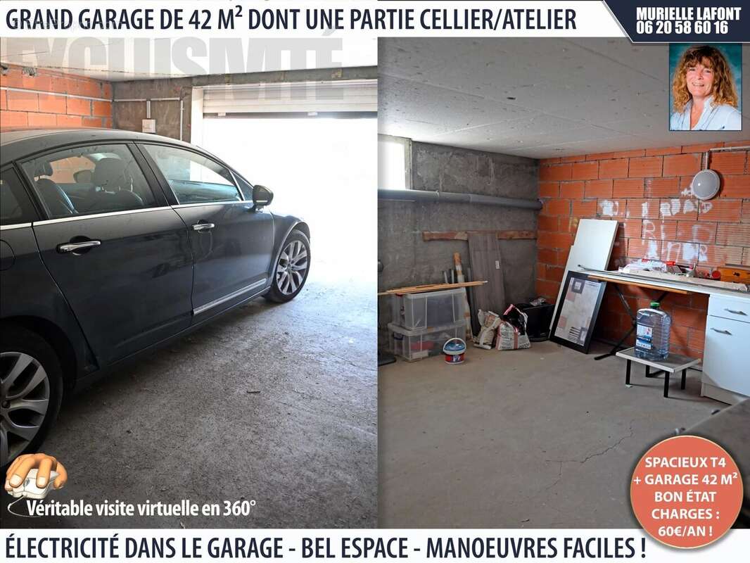Appartement T4 avec garage et cellier - jardin partagé - photo 5