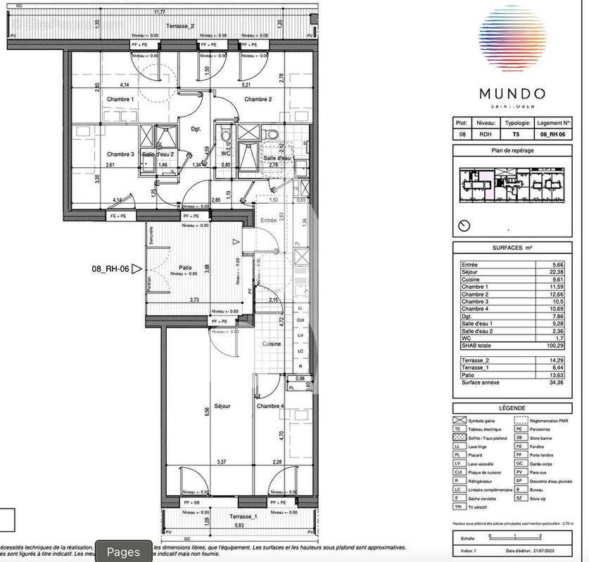 Appartement à SAINT-OUEN