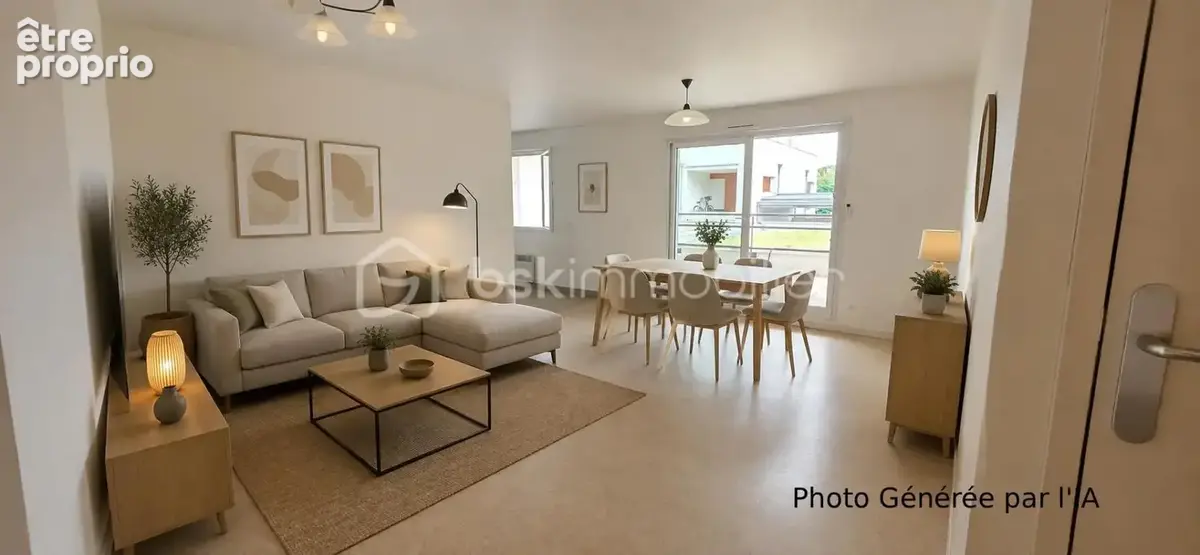 Appartement 3 pièces de 69 m² avec terrasse couverte et parking – Sainte-Gemmes-sur-Loire - photo 1