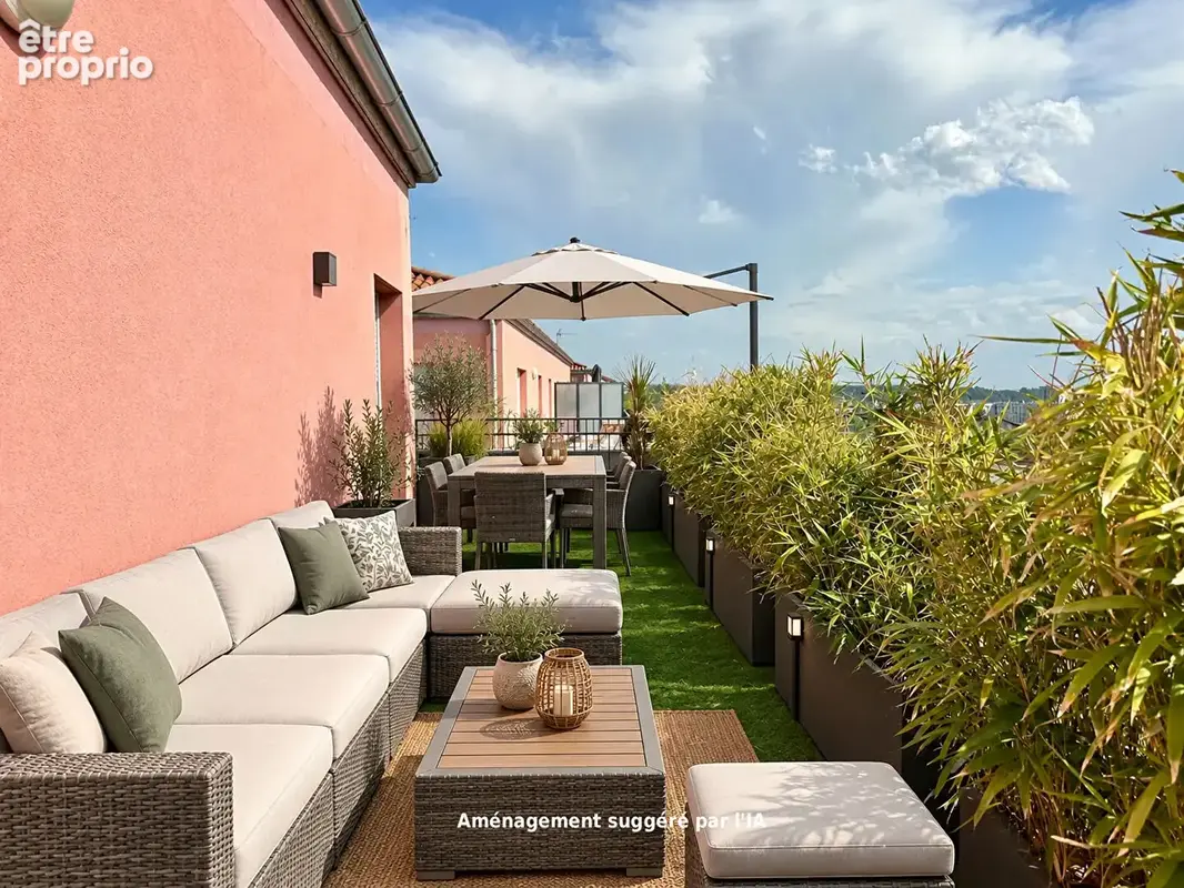 VILLEFRANCHE Appartement T4 en attique avec terrasse panoramique - photo 3