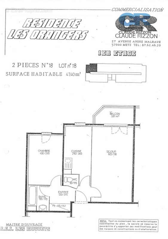 Appartement à METZ