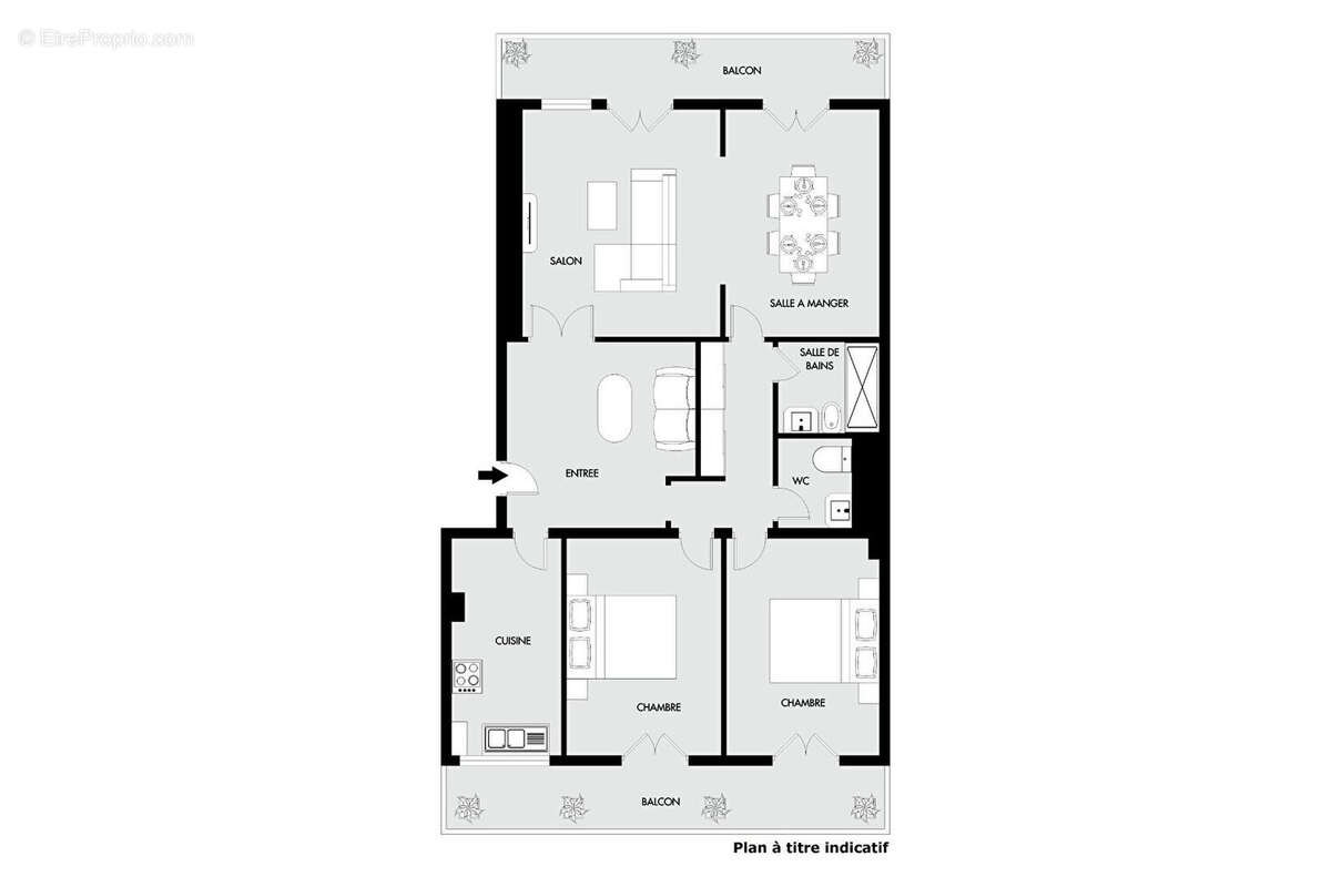 Appartement à PARIS-16E