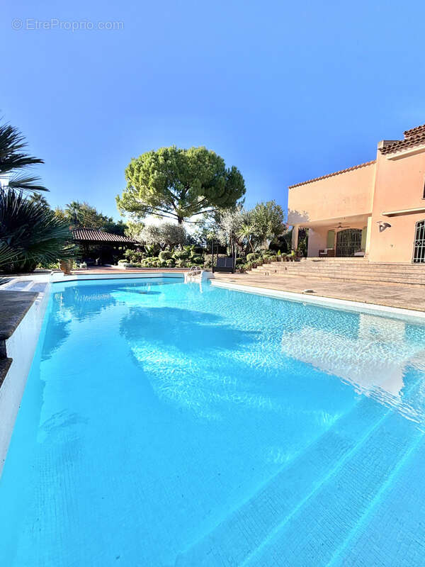 Mougins vieux village villa individuelle t7 au calme 600m2 parc de 7770m2 piscine tennis - photo 2