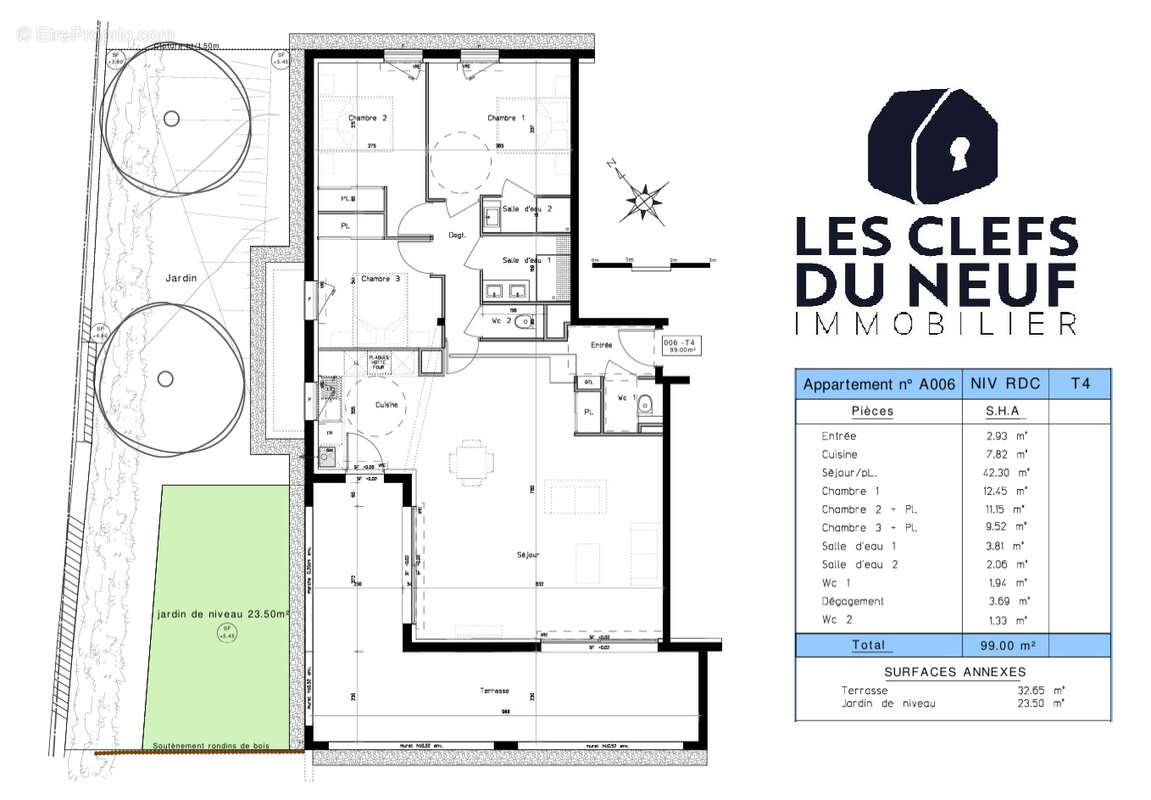 Appartement à CAPBRETON