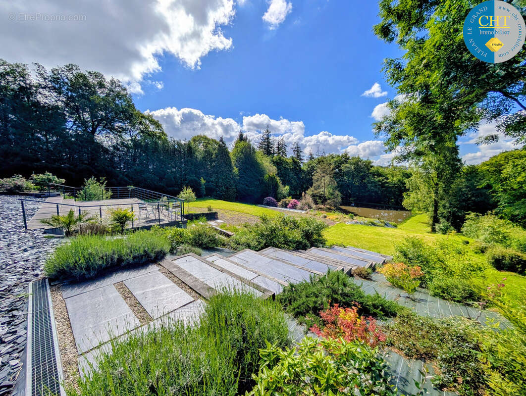 Exclusivité : magnifique maison et son étang privatif   paimpont (35380) avec cht immobilier - photo 41