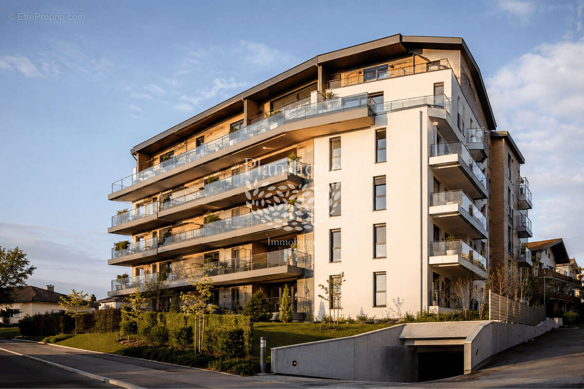 Grand T4 lumineux avec balcon & 2 parkings   Thonon-les-Bains, vue lac - photo 14