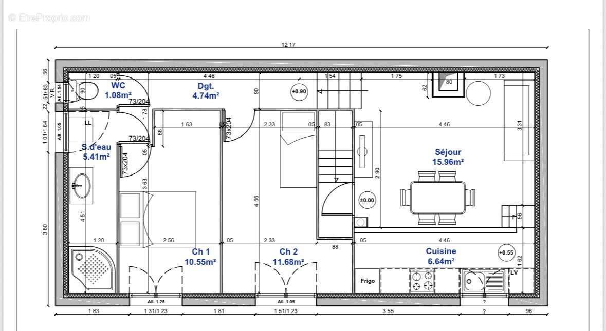 Appartement à MONSEMPRON-LIBOS