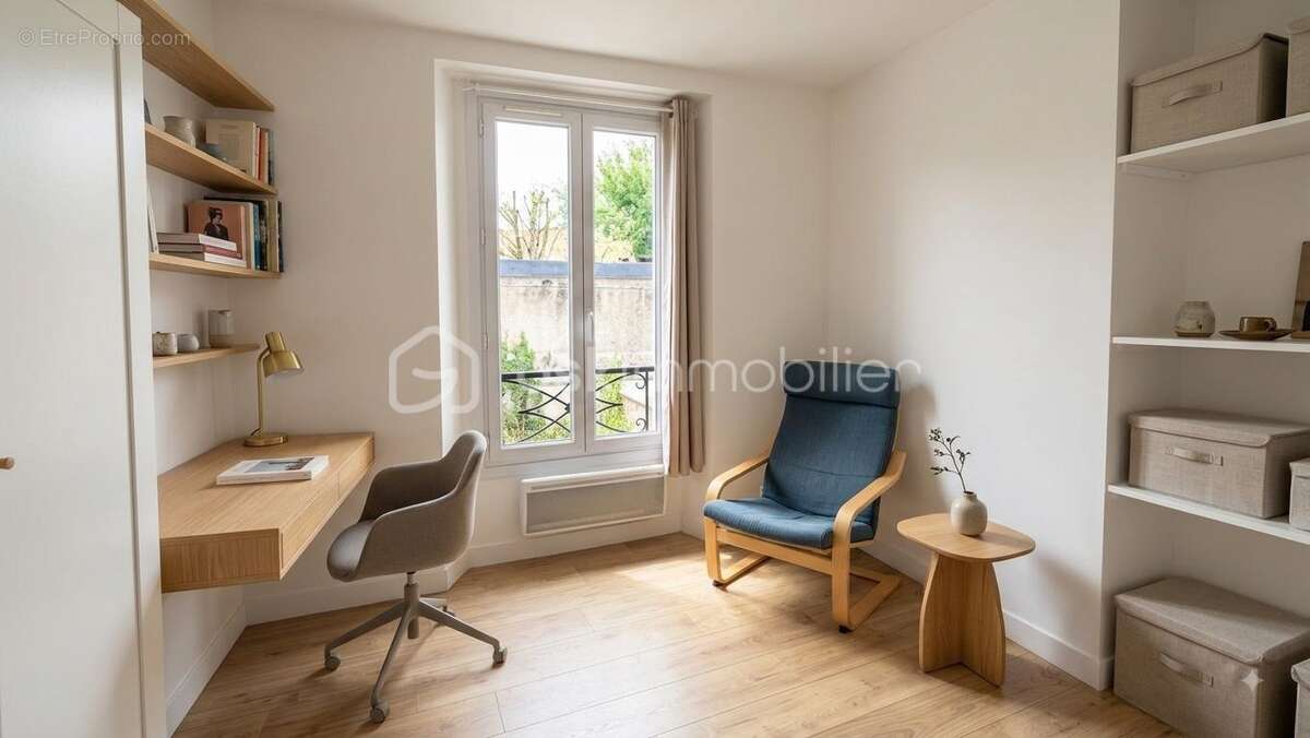 MONTREUIL Charmant appartement  62m2 au sol des années 30 avec terrasse - photo 9