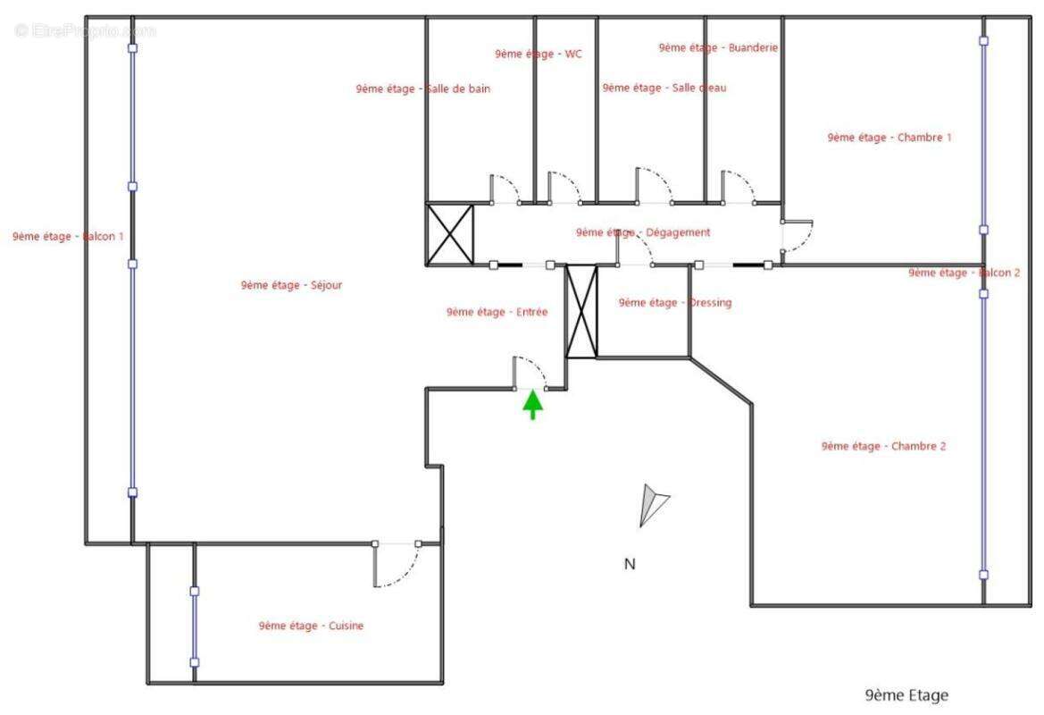 Appartement à BOULOGNE-BILLANCOURT