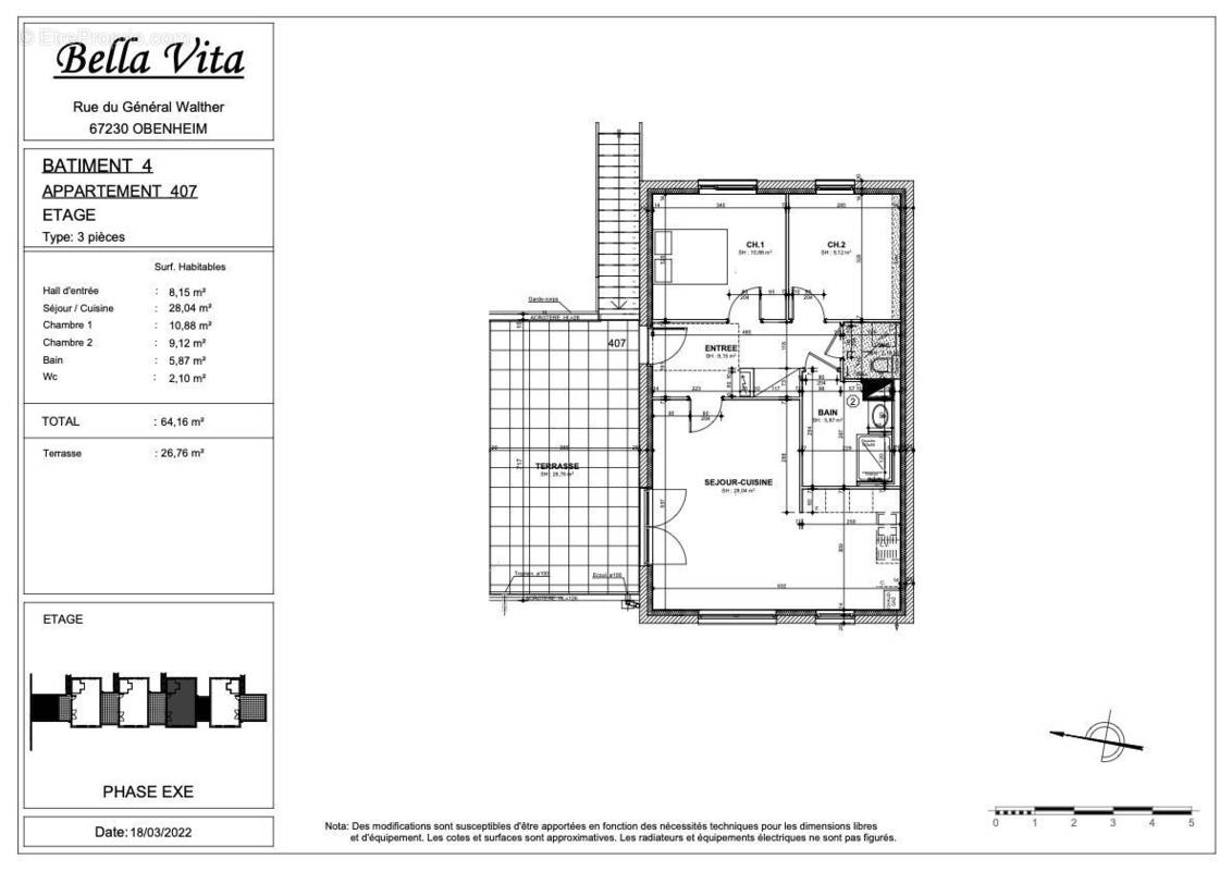 Appartement à OBENHEIM